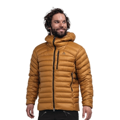 Kurtka zimowa Schöffel Down Silvretta (lekka, wiatroszczelna, oddychająca) brązowa męska