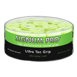 Signum Pro Overgrip UltraTac 0.70mm żółty 30 sztuk