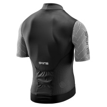 Skins Koszulka rowerowa Cycle Elite Jersey (Zamek błyskawiczny z przodu, szybkoschnąca) grafitowa męska
