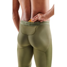 Skins Spodnie Funkcyjne 5-Series Tight Long (dopasowane, kompresja) khaki męskie
