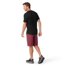 Smartwool T-shirt funkcjonalny Slim Fit (wchłaniający wilgoć, wełna merino) czarny męski