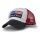 Czapka Solinco Basecap Trucker Cap USA czerwona/biała/granatowa - 1 sztuka