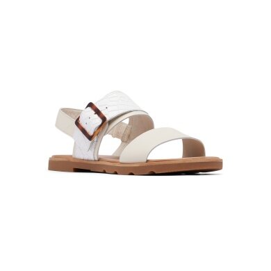 Sorel Sandale Ella III Slingback (skóra) chalk/gum Damskie