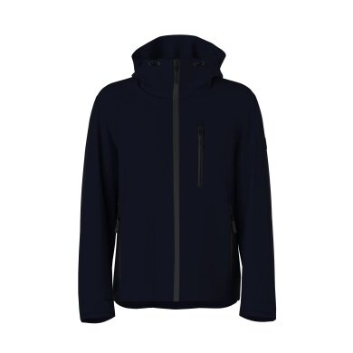 STRELLSON Kurtka Flex Cross Hoody 2.0 ciemnoniebieska męska