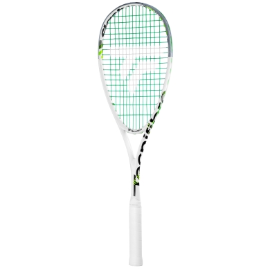 Tecnifibre rakieta do squasha Slash 130g/zrównoważona biała - naciągnięta -