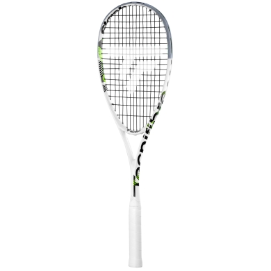 Tecnifibre rakieta do squasha Slash 135g/zrównoważona biała - naciągnięta -