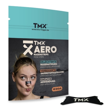 TMX Aero paski na nos - poprawa oddychania, lepszy sen i regeneracja - 20 sztuk