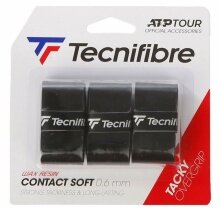Tecnifibre Overgrip Contact Soft 0.6mm (Chwytność) czarny 3 szt.