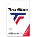 Tecnifibre Overgrip Players Pro Feel 0.6mm (absorpcja potu) biały - 12 sztuk w woreczku