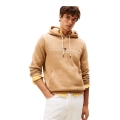 Hoodie Tommy Hilfiger Flex-Fleece z kapturem (mieszanka bawełny) w kolorze camelbrązowym dla mężczyzn