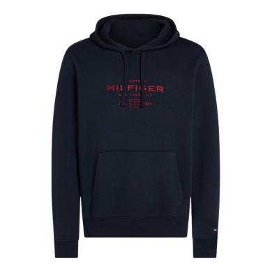 Hoodie Tommy Hilfiger Oval Graphic (mieszanka bawełny) granatowy męski