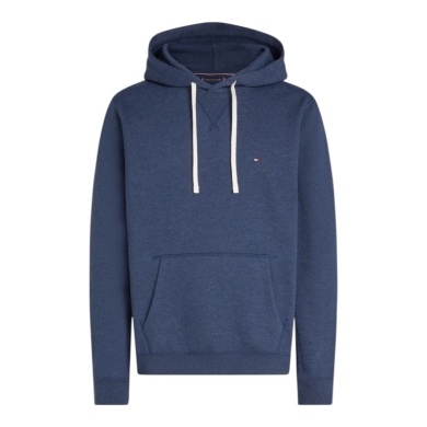 Tommy Hilfiger Bluza z kapturem Essential Seasonal Fleece (mieszanka bawełny) granatowa męska