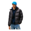 Tommy Jeans zimowa kurtka puchowa Essential Down Jacket EXT z kapturem (ciepła, wodoodporna) czarna męska