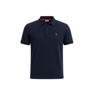 U.S. Polo Assn. Polo rekreacyjne US16147 (bawełna) granatowe męskie