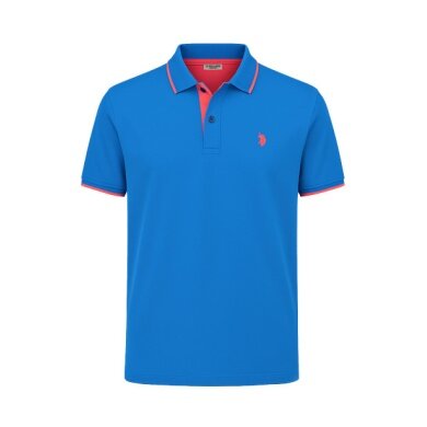 U.S. Polo Assn. Polo sportowe US16300 (bawełna) niebieskie męskie