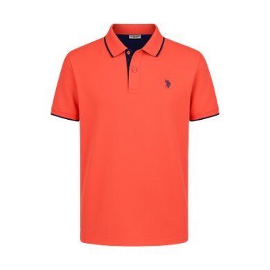 U.S. Polo Assn. Polo casual US16300 (bawełna) koralowy męski