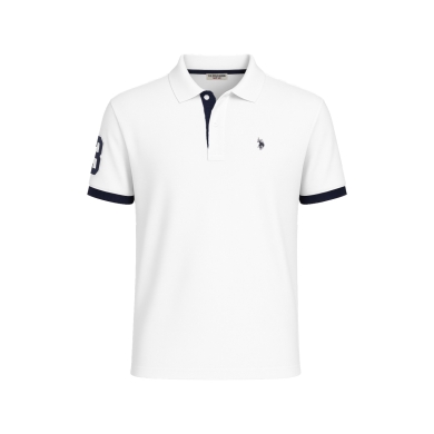 U.S. Polo Assn. Polo casual US16927 (100% bawełna) biały mężczyźni