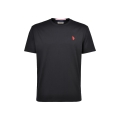 U.S. Polo Assn. T-shirt casual US16025 (bawełna) czarny męski
