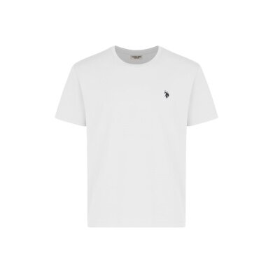 U.S. Polo Assn. T-shirt casual US16821 (bawełna) biały męski