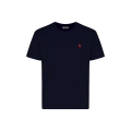 U.S. Polo Assn. T-shirt casual US16821 (bawełna) granatowy męski
