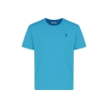 U.S. Polo Assn. T-shirt casual US16821 (bawełna) oceanblue męski