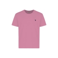 U.S. Polo Assn. T-shirt casual US16821 (bawełna) różowy męski