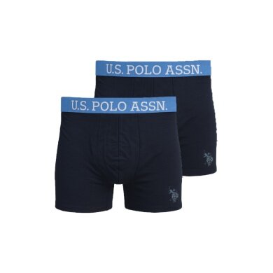 U.S. Polo Assn. Boksershorts US16133 (Bawełna) czarne męskie - 2 sztuki
