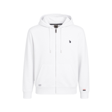 U.S. Polo Assn. Bluza z kapturem Sweat Hoodie (100% bawełna) biała męska