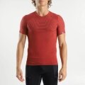 UYN Sport-Tshirt Terracross Shirt z poduszką Shouldercell Knit (Regular Fit) Krótki rękaw 2024 czerwony Mężczyźni