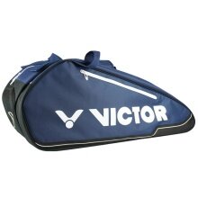 Torba tenisowa Victor Racketbag Multithermobag 9035B (torba na rakiety, 3 główne komory, komora na buty) 2025 granatowo-niebieska/czarna