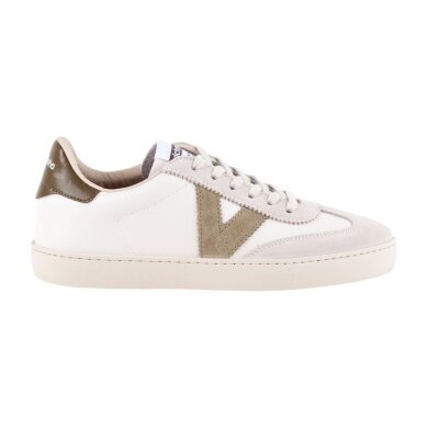 Sneakersy Victoria Berlin Ciclista (skóra syntetyczna/ zamsz) - biały/safari