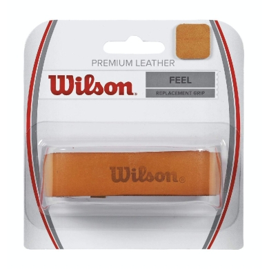 Wilson Basisband Skórzana Rączka 1.6mm (gładka/bezpośrednie uczucie chwytu) brązowa - 1 sztuka