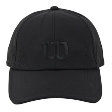 Czapka Wilson Basecap Active Perforated Classic (czapka tenisowa) czarna - 1 sztuka