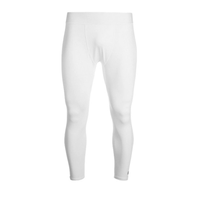 Wilson Spodnie sportowe Fundamentals Compression Tight 3/4 białe męskie