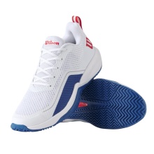 Buty tenisowe Wilson Rush Pro Lite Allcourt 2024 białe/niebieskie męskie