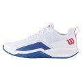 Buty tenisowe Wilson Rush Pro Lite Allcourt 2024 białe/niebieskie męskie