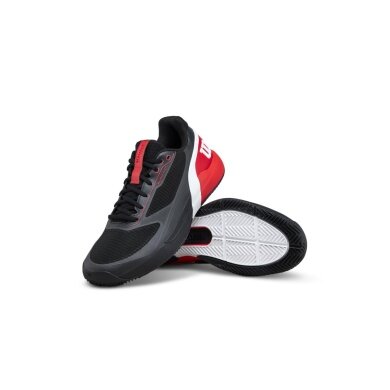 Buty tenisowe Wilson Rush Pro 5.0 na nawierzchnię ceglaną/czarną/czerwoną/białą dla mężczyzn