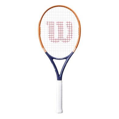 Wilson rakieta tenisowa Roland Garros Equipe HP 100in/286g/Allround 2026 brązowo-niebieska - naciągnięta -