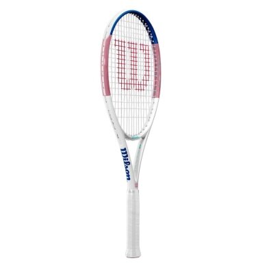 Wilson rakieta tenisowa Allure 105in/295g/rekreacyjna 2025 biała/różowa/niebieska - naciągnięta -