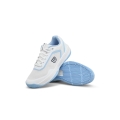 Buty tenisowe Wilson Courtglide Allcourt (stabilność) białe/niebieskie damskie