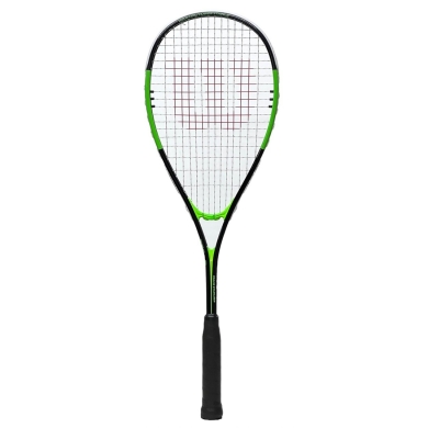 Wilson rakieta do squasha Blade Impact czarna/zielona - naciągnięta -