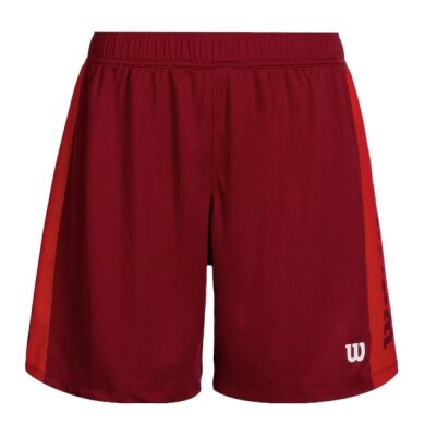Spodenki sportowe Wilson Fundamentals Short krótkie czerwone damskie