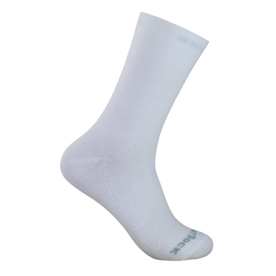 Skarpety sportowe Wrightsock Crew Coolmesh II (cienkie, oddychające, wygodne) białe - 1 para