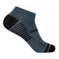 Skarpety sportowe Wrightsock Sneaker Coolmesh II (cienkie, oddychające, wygodne) szare/czarne - 1 para