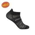 Skarpety sportowe Wrightsock Sneaker Coolmesh II (z funkcją stabilizującą) czarne/perłowe - 1 para