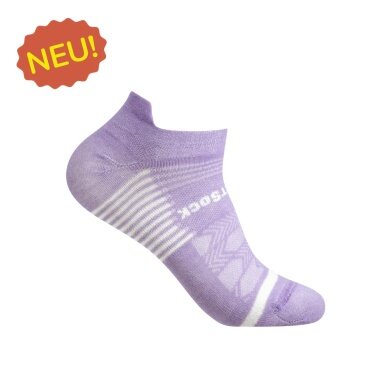 Skarpety sportowe Wrightsock Sneaker Coolmesh II (z funkcją stabilizującą) jasny fiolet - 1 para