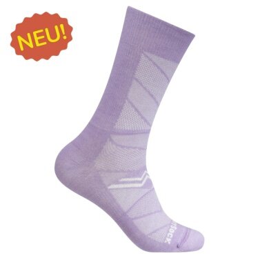 Skarpety sportowe Wrightsock Crew Coolmesh II (cienkie, oddychające, wygodne) jasny fiolet - 1 para