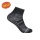 Skarpety sportowe Wrightsock Quarter Coolmesh II (cienkie, oddychające, wygodne) czarne/szaro-perłowe - 1 para