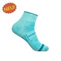 Skarpety sportowe Wrightsock Quarter Coolmesh II (cienkie, oddychające, wygodne) turkusowe - 1 para
