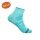 Skarpety sportowe Wrightsock Quarter Coolmesh II (cienkie, oddychające, wygodne) turkusowe - 1 para